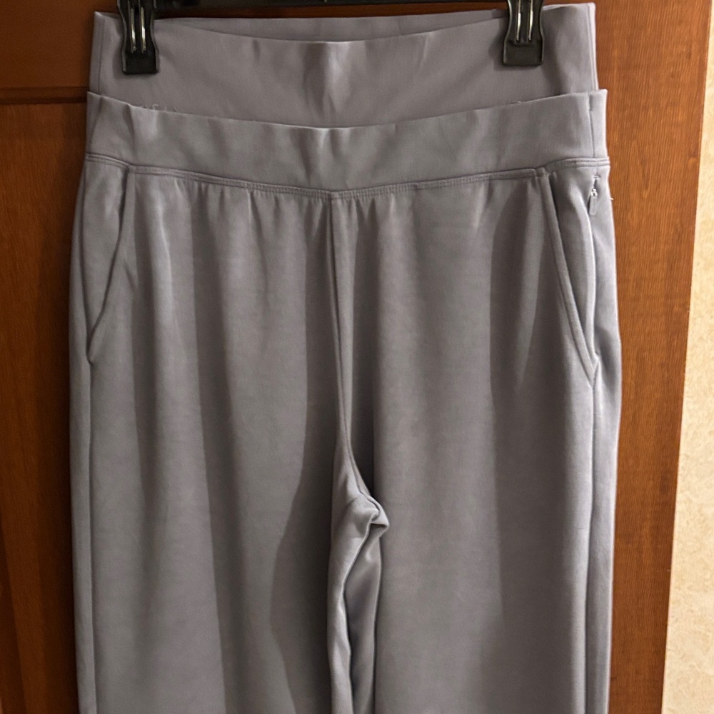 Athleta Slate Blue Sweatshirt/Pants Set, Sz M, L - Picture 5 of 16